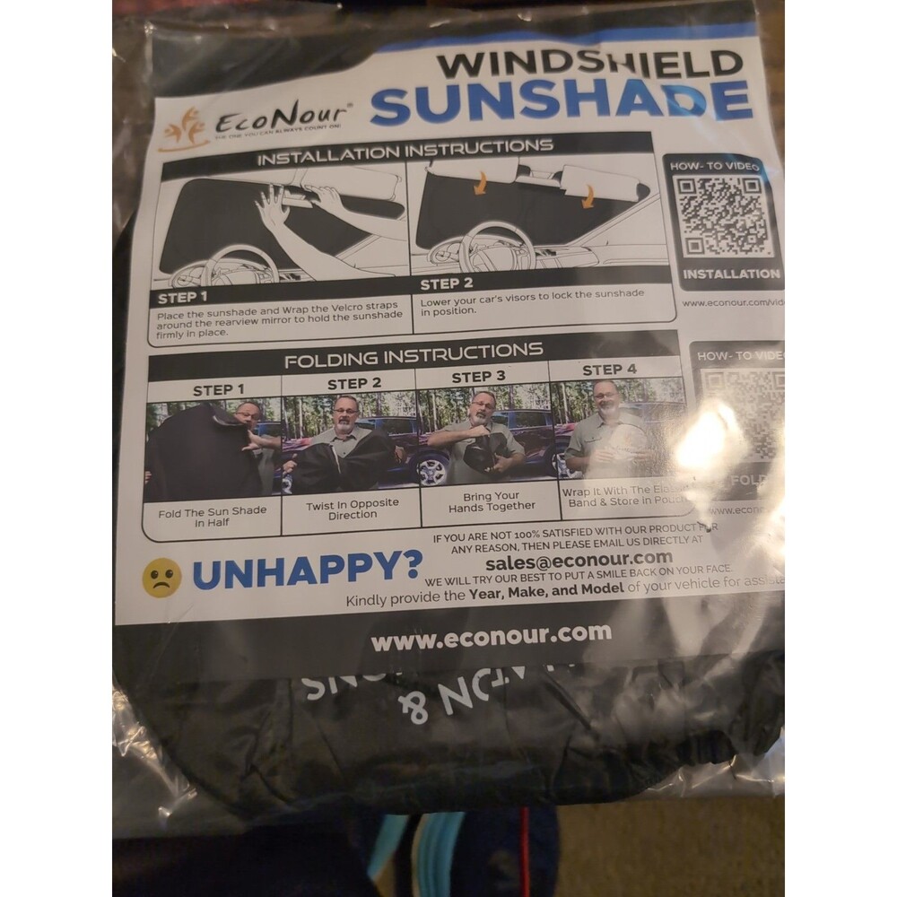 econour car windshield sun shade